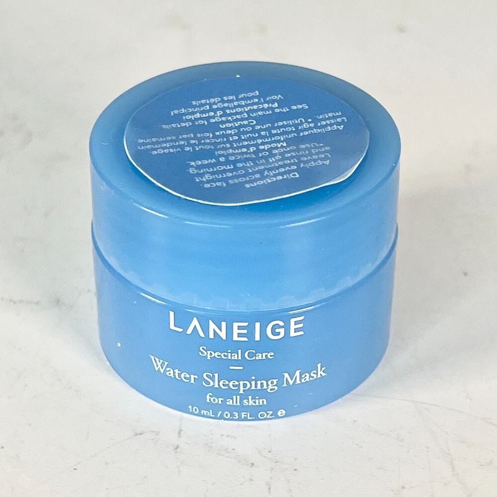 Laneige Water Sleeping Mask Moisturize Hydration Travel .3 fl oz 10ml New